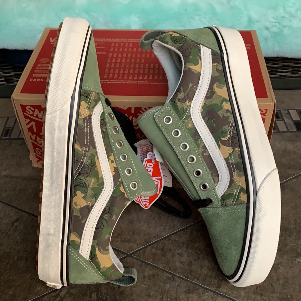 VANS OLD SKOOL UC BJ BELTS OIL Gm/Olivine WMNS sneakers - Picture 14 of 16